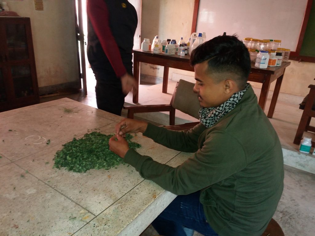 Preparation of sample