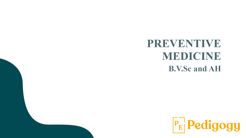 preventive medicine pedigogy
