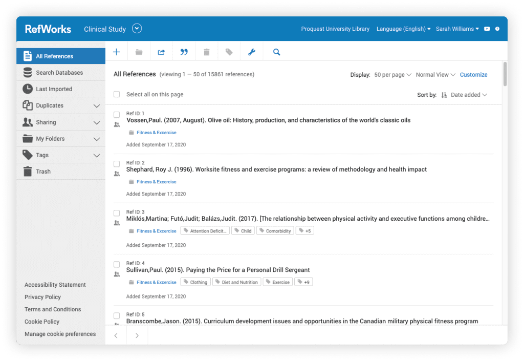 RefWorks: Web-Based Reference Management