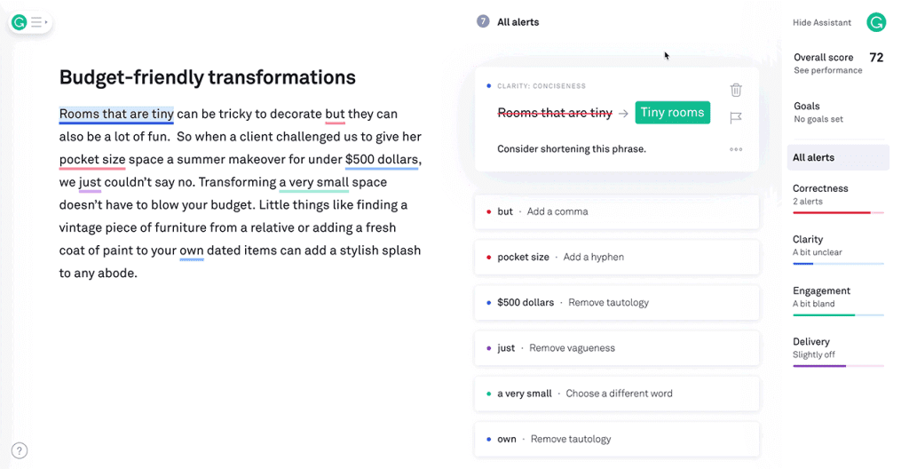 Grammarly: AI-Powered Writing Assistant