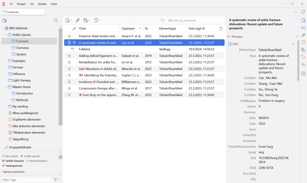Zotero pedigogy